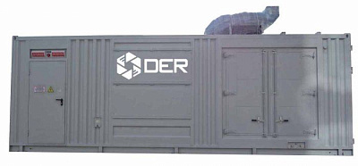Дизельный генератор MGE P500CS 6300 В в контейнере ДЭР