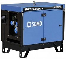 Дизельный генератор SDMO DIESEL 6000 E AVR SILENCE ДизельЭнергоРесурс