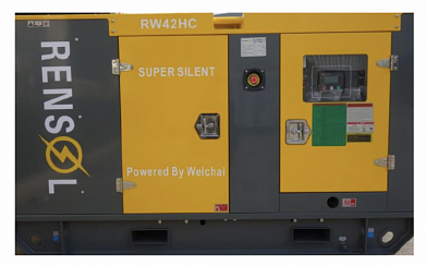 Дизельный генератор Rensol RW66HC в кожухе с АВР ДизельЭнергоРесурс